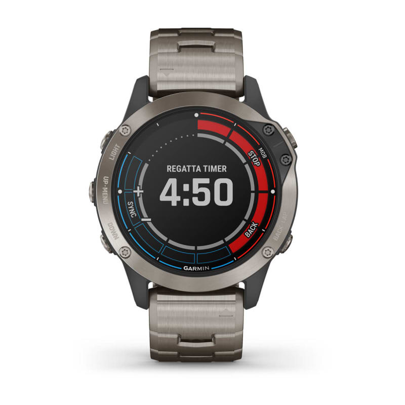 quatix® 6 Titanium Premium Marine Smartwatch