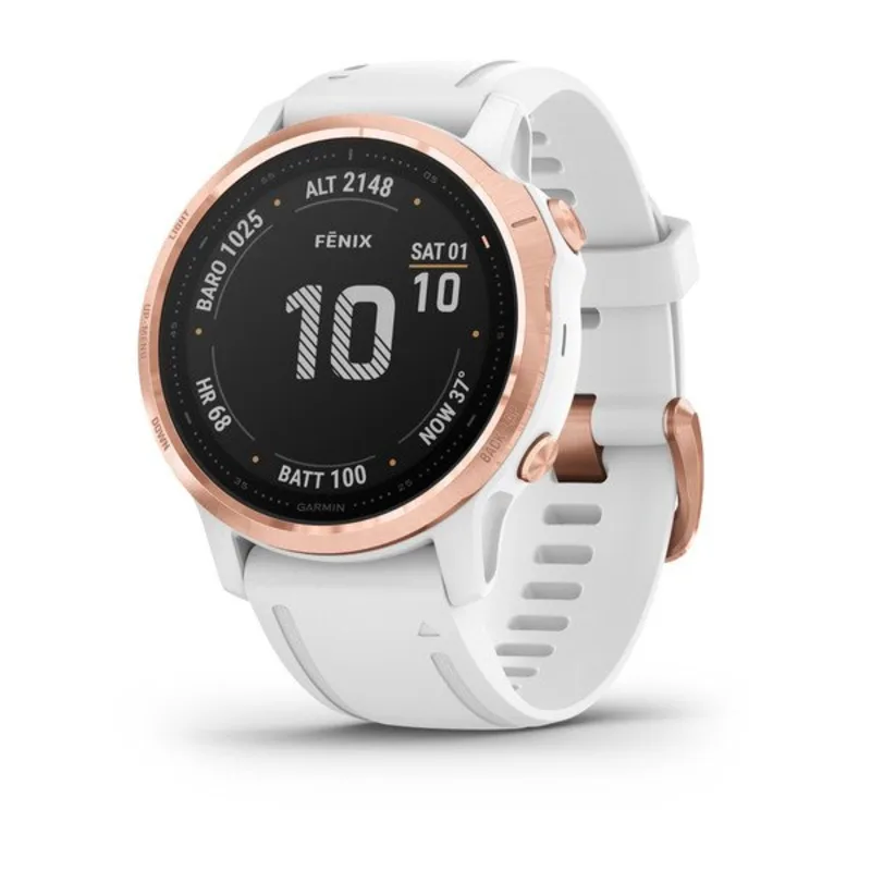  Garmin vivoactive 4S, Smaller-Sized GPS Smartwatch, Features  Music, Body Energy Monitoring, Animated Workouts, Pulse Ox Sensors, Rose  Gold with White Band : Clothing, Shoes & Jewelry