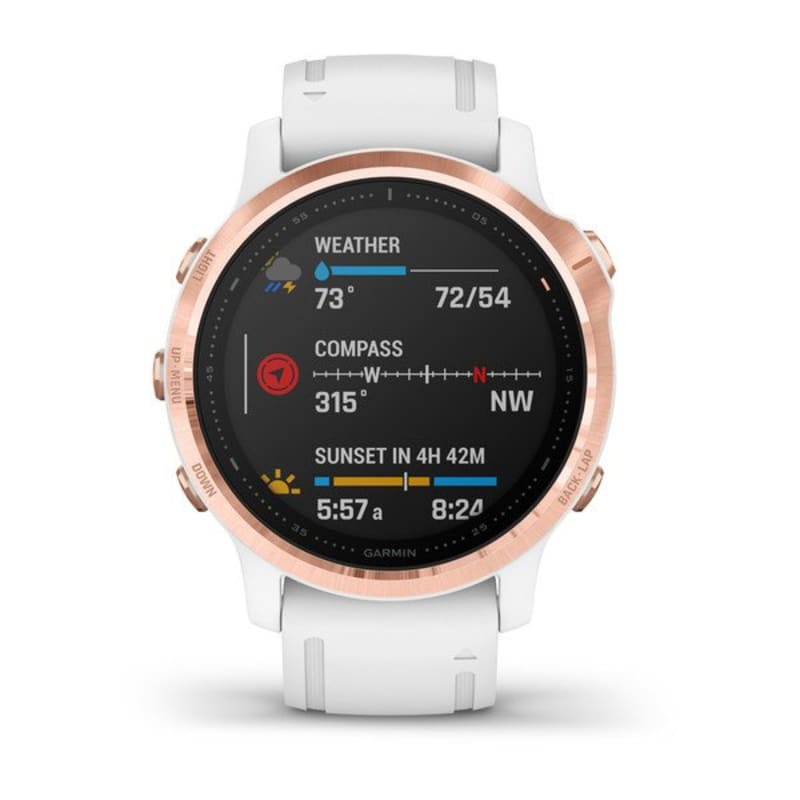 Achat Montre connectée Garmin fenix 6S Sapphire avec bracelet en nylon noir