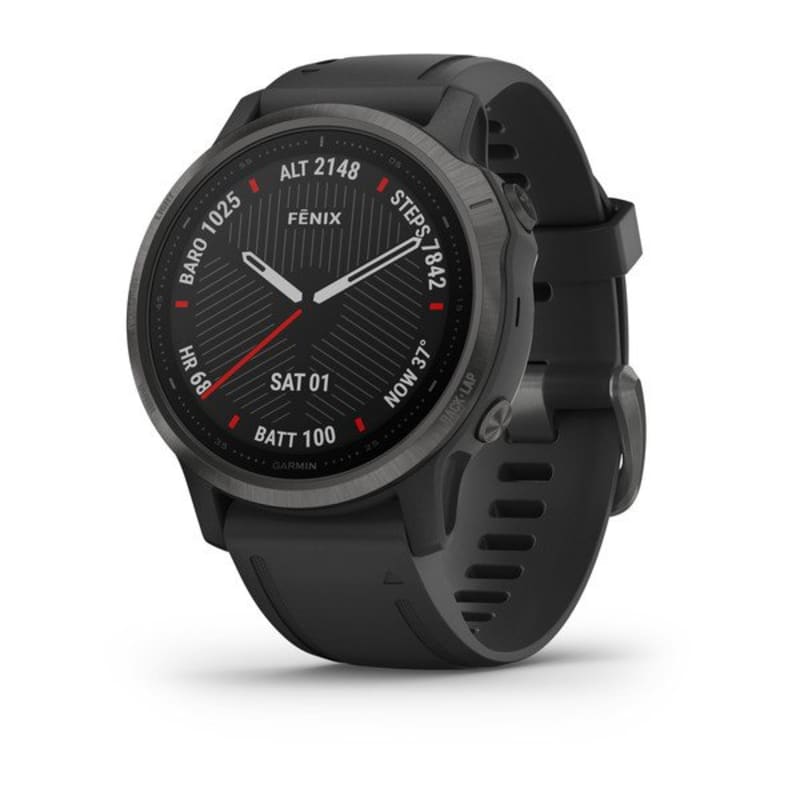  Garmin Fenix 6 Pro, Premium Multisport GPS Watch, Features  Mapping, Music, Grade-Adjusted Pace Guidance and Pulse Ox Sensors, Black  (Renewed) : Electronics