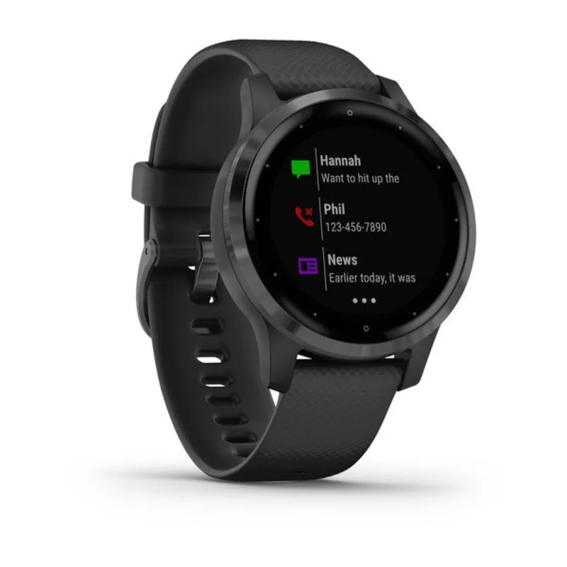 Garmin Vívoactive 4S, Smaller-Sized GPS Smartwatch, Features Music