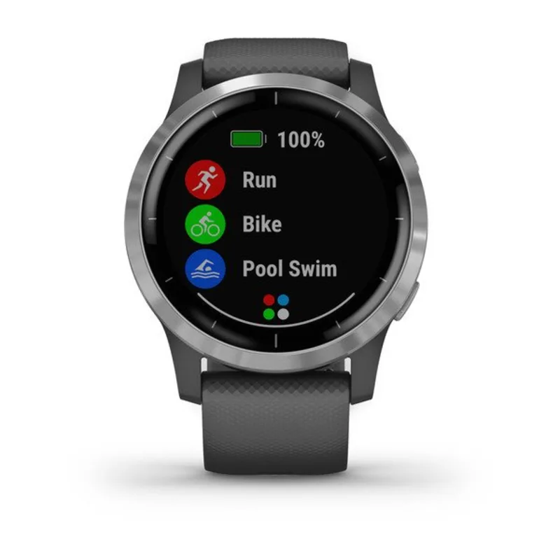 Garmin Vívoactive 4S, Reloj Inteligente con GPS, monitorización de la  energía corporal, entrenamientos animados, pulsioximetría, puntuación de  sueño y notificaciones del smartphone, Blanco y Rose : Garmin: :  Electrónica