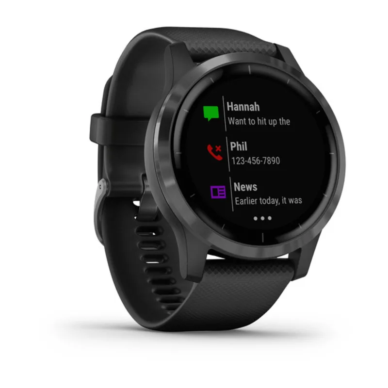 Garmin 010-02172-31 Vivoactive 4S, Smaller-Sized GPS Smartwatch, Features  Music, Body Energy Monitoring, Animated Workouts, Pulse Ox Sensors and  More