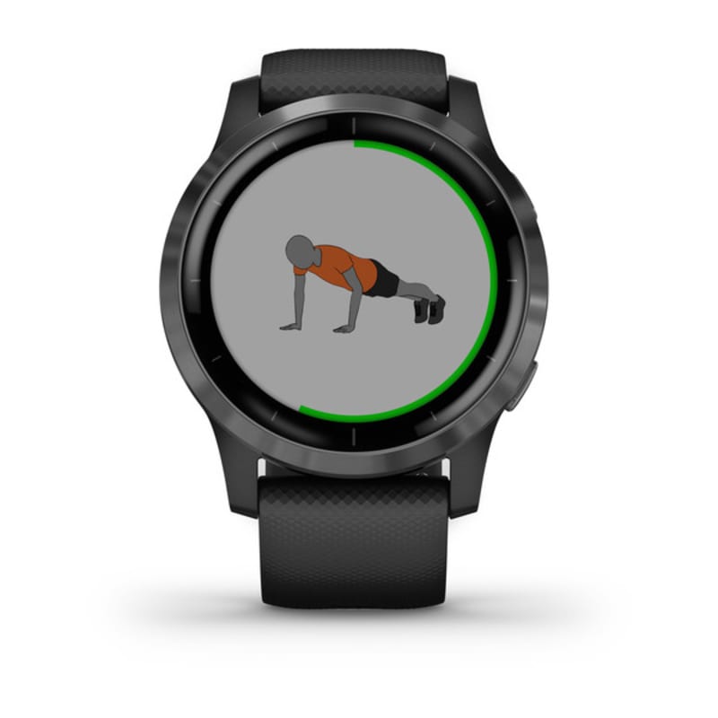 Garmin vivoactive 4 black vs grey hot sale