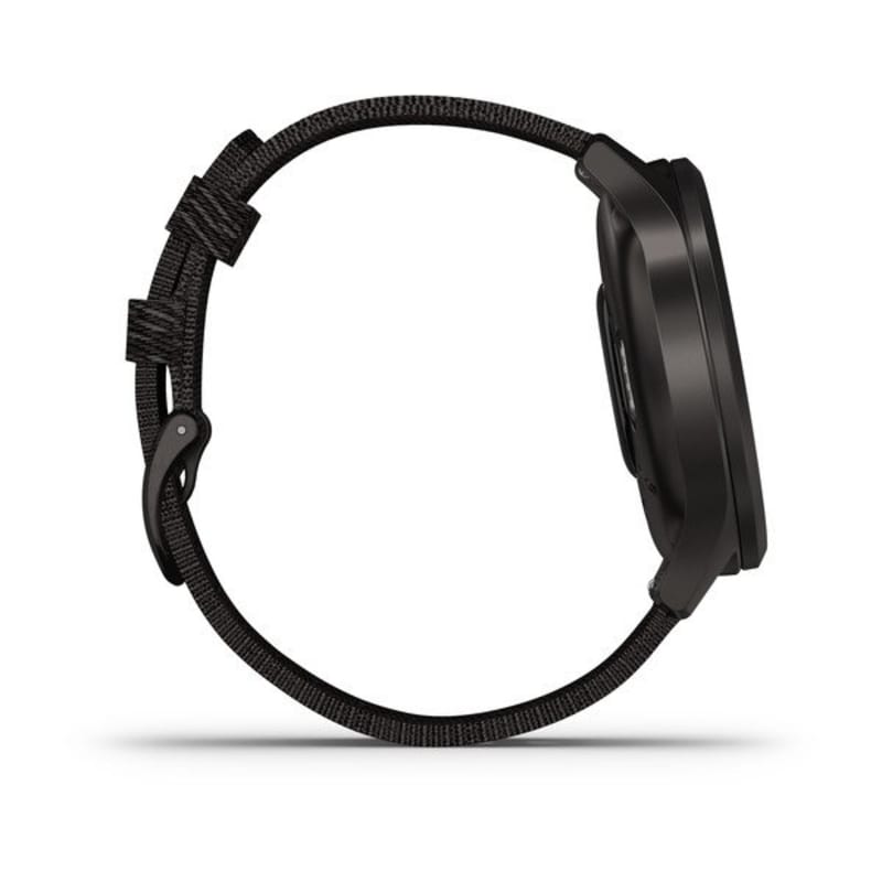  Garmin Vivomove HR, reloj inteligente híbrido para hombres y  mujeres, negro ónix con banda de gamuza marrón claro : Electrónica