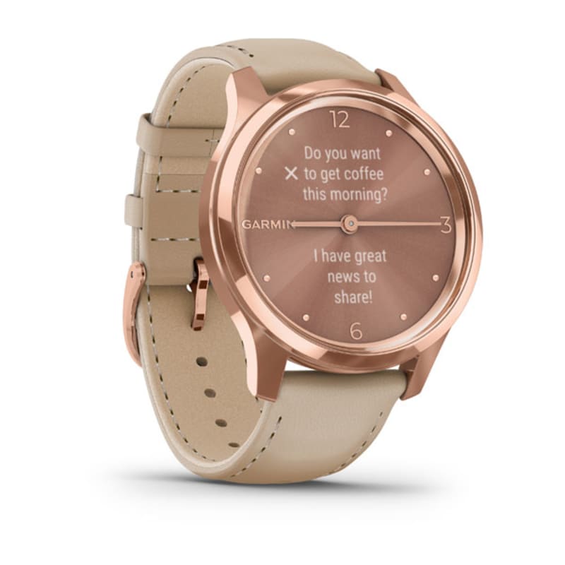 Garmin vivomove smartwatch rose gold cheap