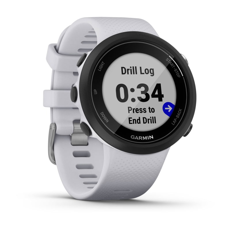  Garmin Swim 2, GPS Swimming Smartwatch for Pool and Open Water,  Underwater Heart Rate, Records Distance, Pace, Stroke Count and Type, White  : Electronics
