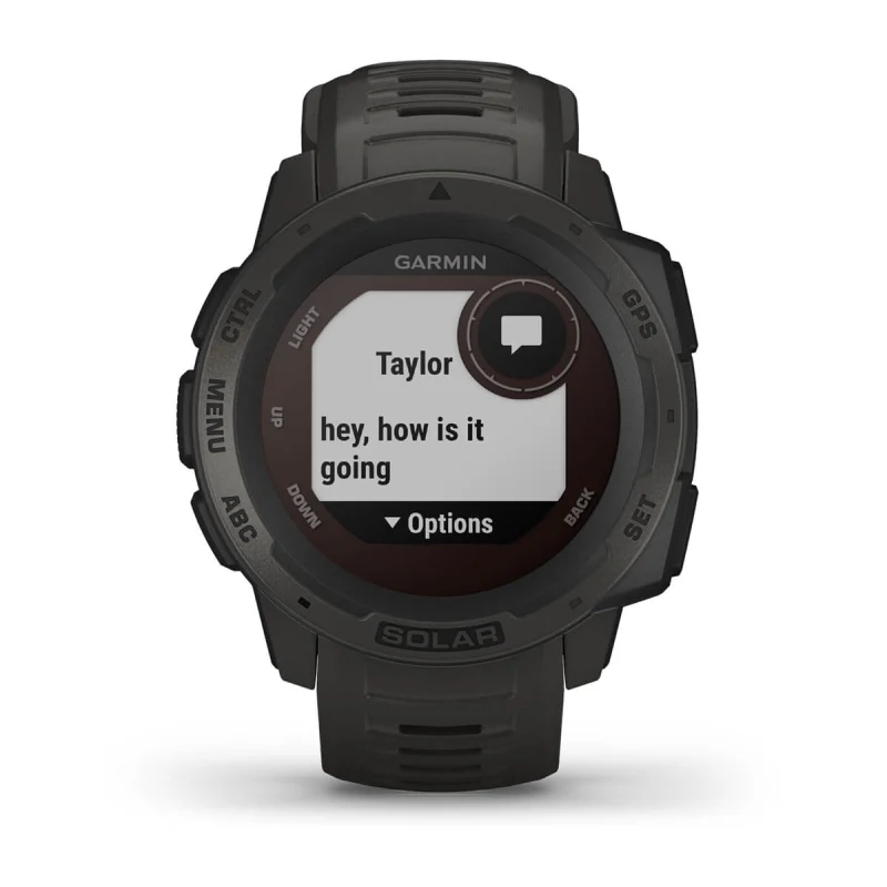 Garmin Instinct Solar Outdoor Solar Powered Smartwatch