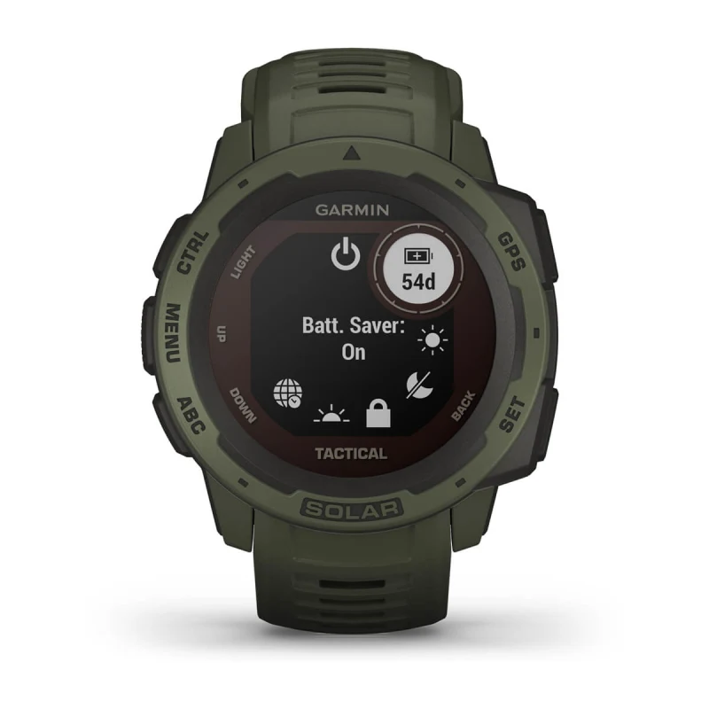 Garmin Instinct 2X Solar GPS Smartwatch- Tactical Edition