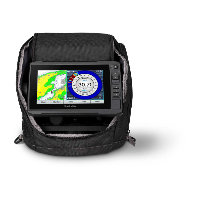 Garmin ECHOMAP UHD2 7'' sv Ice-Fishing Bundle with 73sv Fish Finder and  GT10HN-IF Transducer