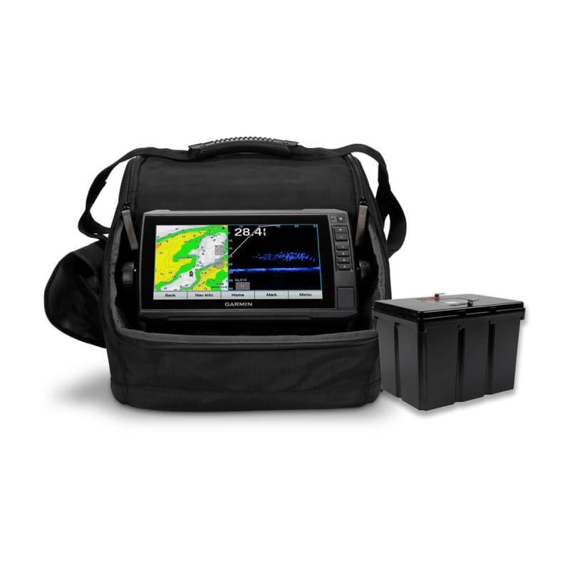 Garmin ECHOMAP UHD 73cv Panoptix PS22 Ice Fishing Bundle