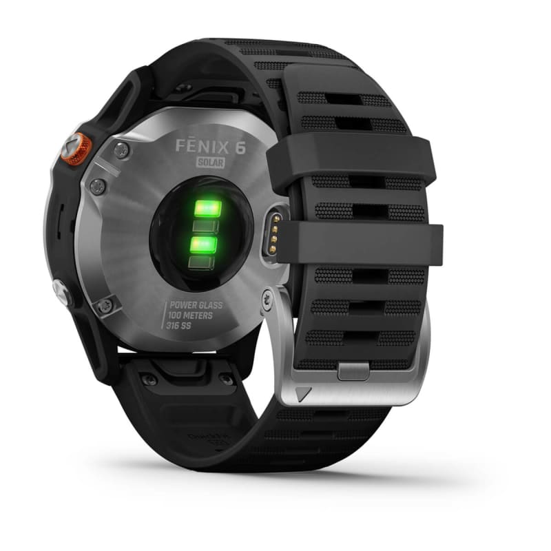 GARMIN FENIX 6 Pro Solar - Black avec bracelet ardoise - Montre GPS Running  et Outdoor - PlaneteCycle