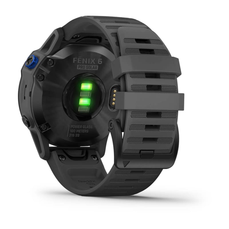 Garmin Fenix 6 Montre Gps Multisports Connectée Haut de Gamme avec Paiement  sans Contact Garmin Pay - Silver Noir avec Bracelet Silicone Noir - Cadran  47 mm : : High-Tech