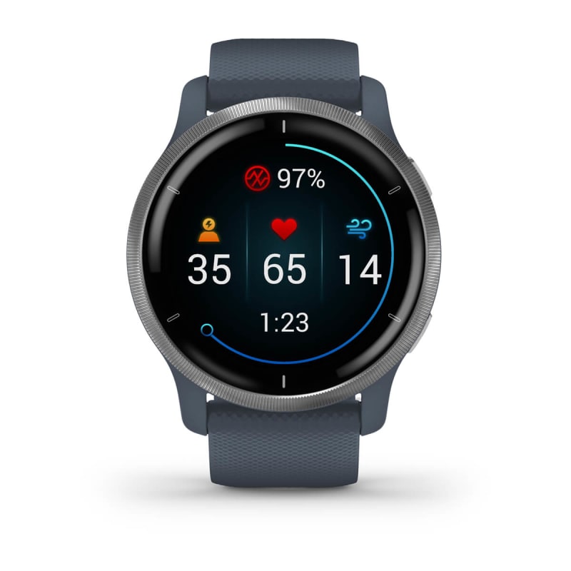  Garmin 010-02173-11 Venu, GPS Smartwatch with Bright  Touchscreen Display, Features Music, Body Energy Monitoring, Animated  Workouts, Pulse Ox Sensor and More, Black : Clothing, Shoes & Jewelry