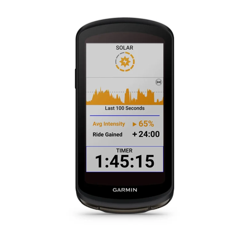 Garmin Edge 1040 Solar : le 1er compteur GPS vélo à recharge solaire