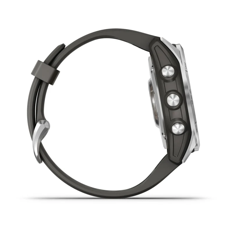 Montre Garmin Fénix 7S Silver bracelet silicone 010-02539-01 - Lepage