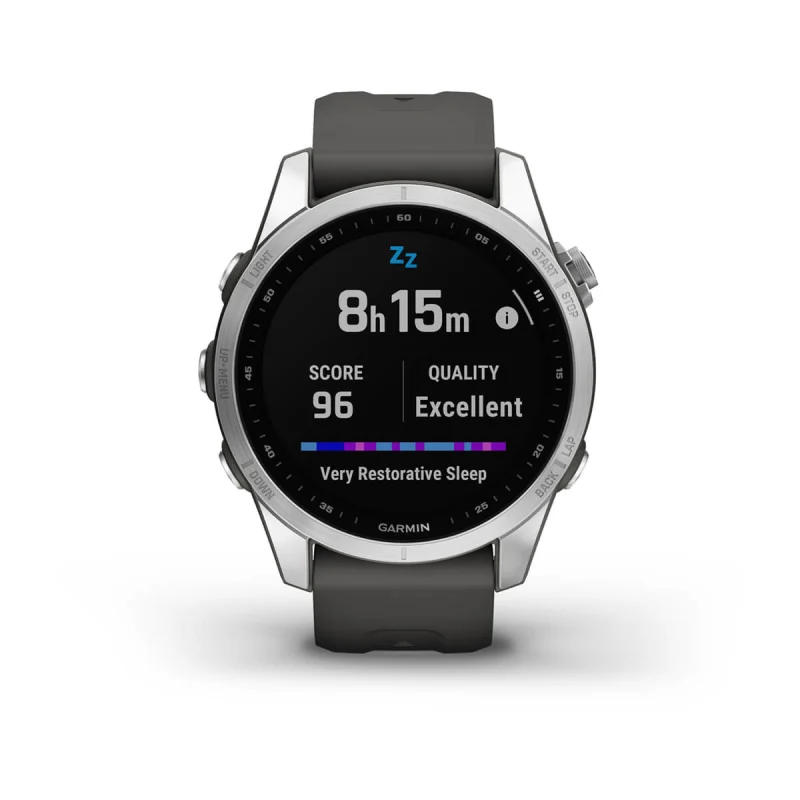  Garmin fenix 7S Sapphire Solar with Solar Charging  Capabilities, Rugged watch with GPS, touchscreen, wellness features, cream  gold titanium with light sand band (Renewed) : Everything Else