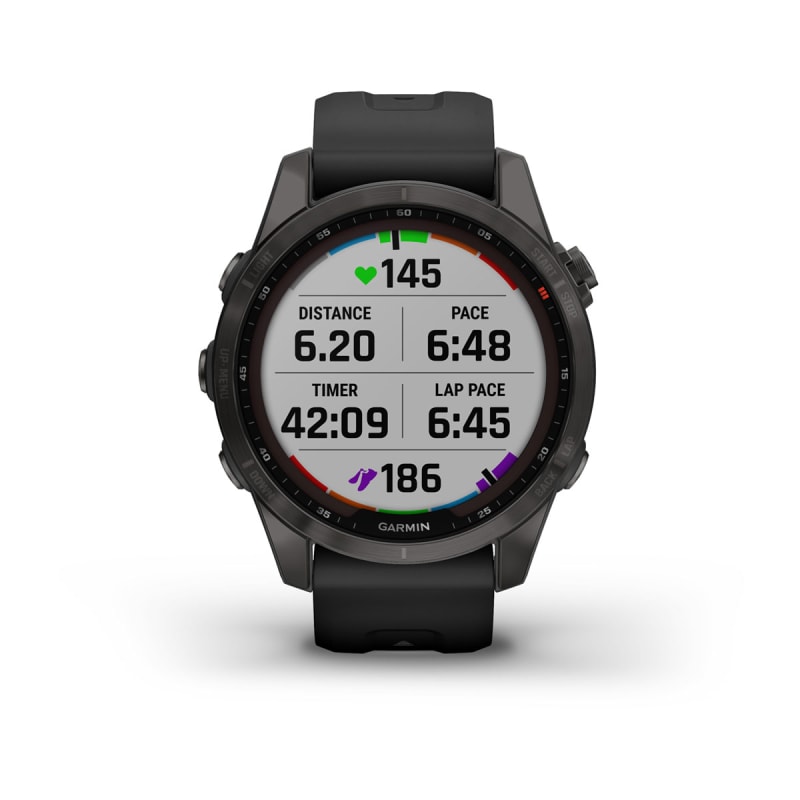 Reloj Garmin multideporte Fénix 7 Zafiro Solar gris - Equipak