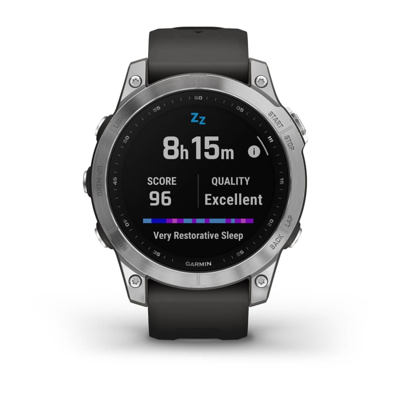 Garmin Fenix 7S - Reloj inteligente de aventura de tamaño más pequeño, con  capacidad de carga solar, resistente reloj para exteriores con GPS