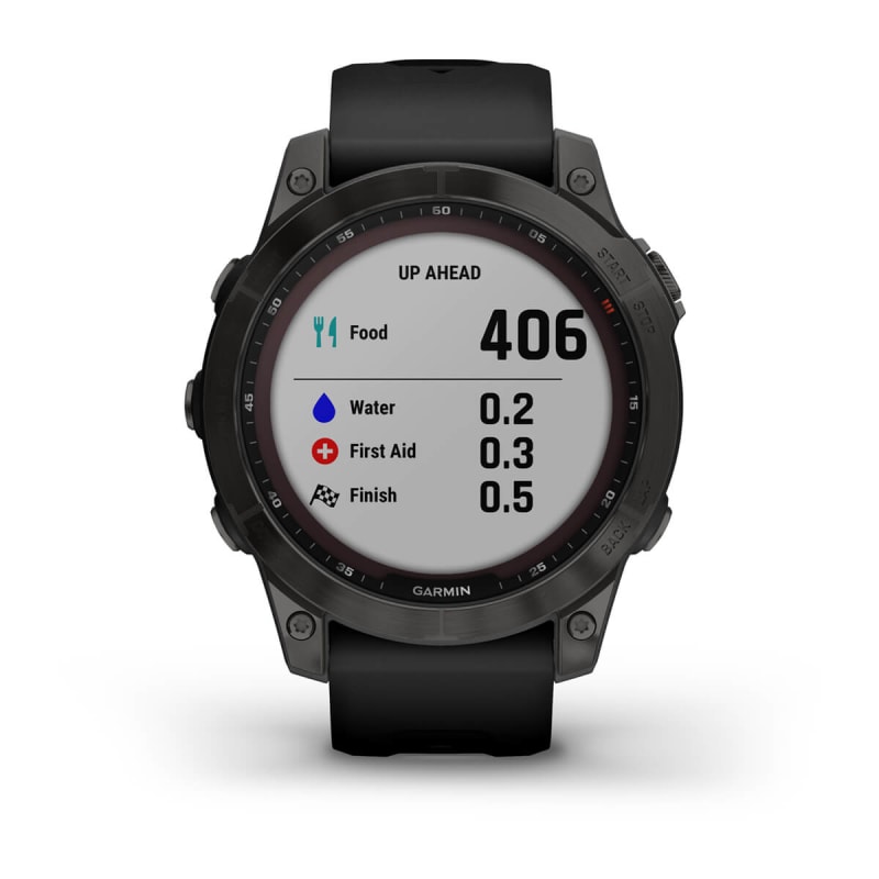 ⇒ Garmin fénix 7 Pro – Sapphire Solar Edition - Titane - Titanium avec  bracelet en cuir marron + bracelet silicone - Montre Connectée 010-02777-30