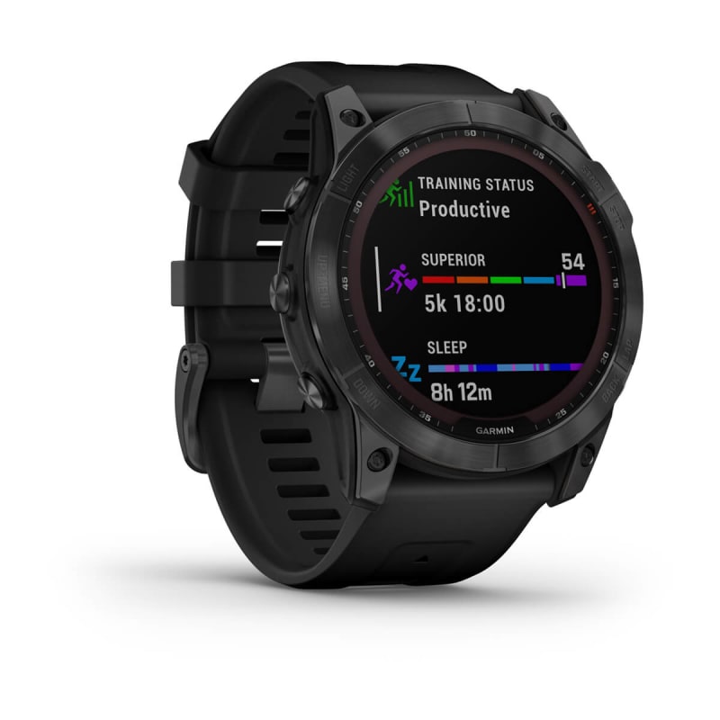 Reloj deportivo  Garmin Fēnix 7X Solar, Negro, 127-210 mm, 1.4, 18 días,  PowerGlass™ (Carga Solar), WiFi