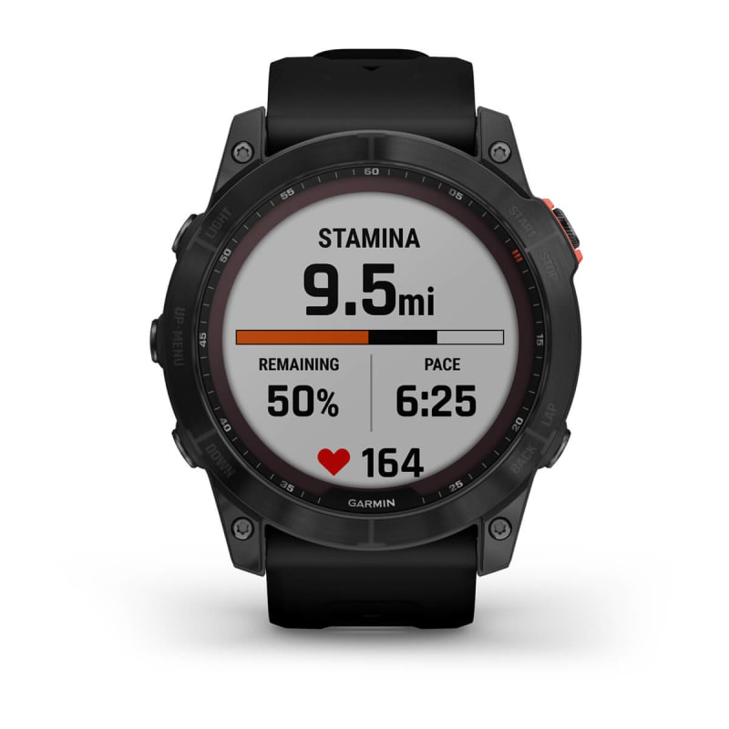 Garmin fēnix ​​7 Pro Solar, Reloj GPS Multideporte con Carga Solar,  Pantalla táctil, Linterna LED, frecuencia cardíaca, mapas, música y 22 días  de batería, Negro : : Electrónica