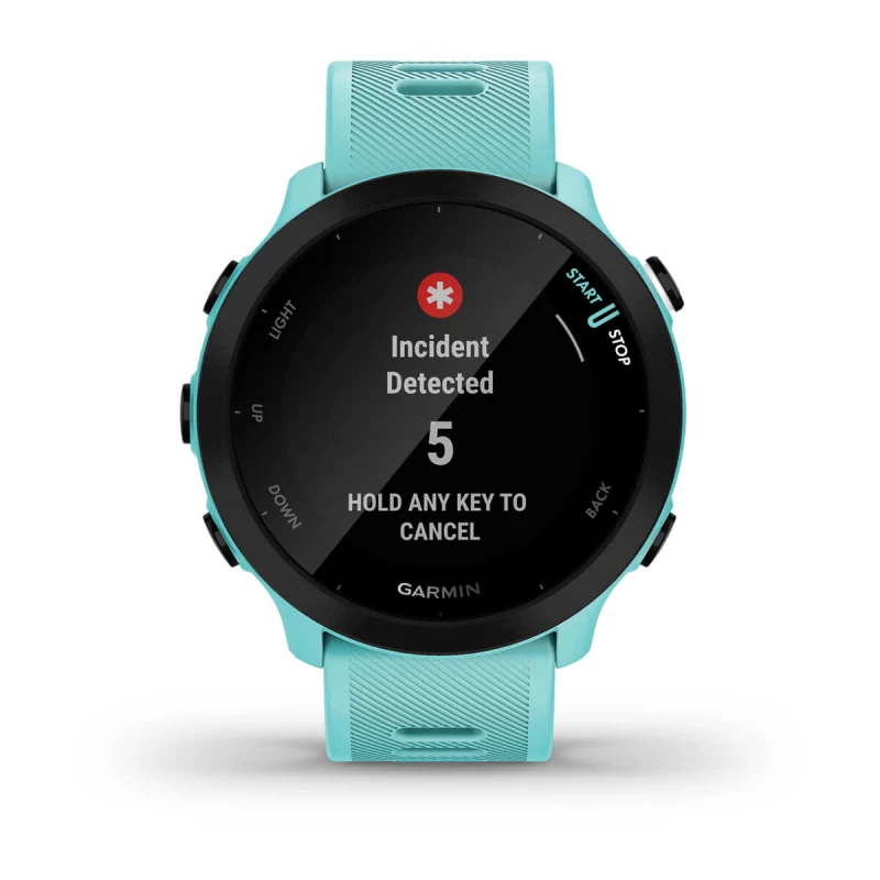 GARMINのFOREATHLETE 55 Garmin Forerunner 55 GPS Running Smartwatch - Aqua : Target