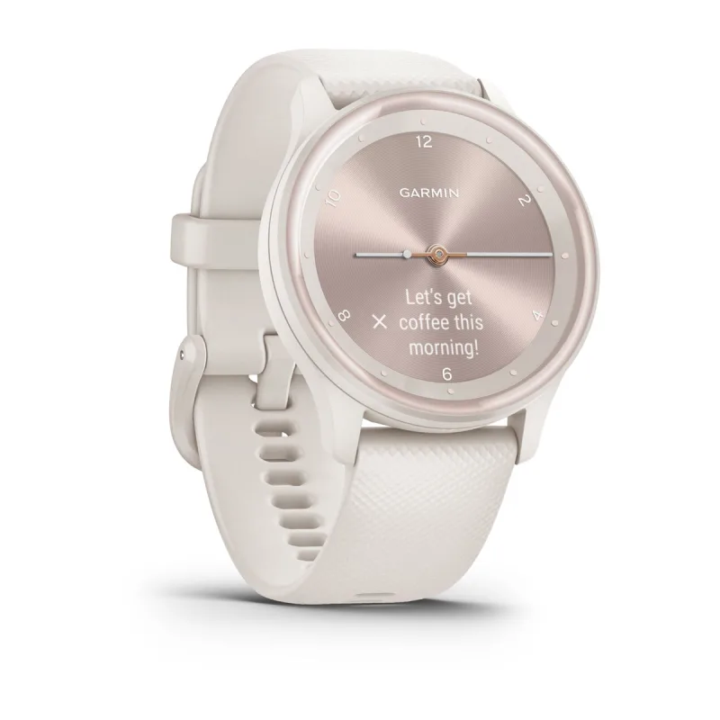 Garmin vivomove® 3S Light Sand with Rose Gold Hardware 