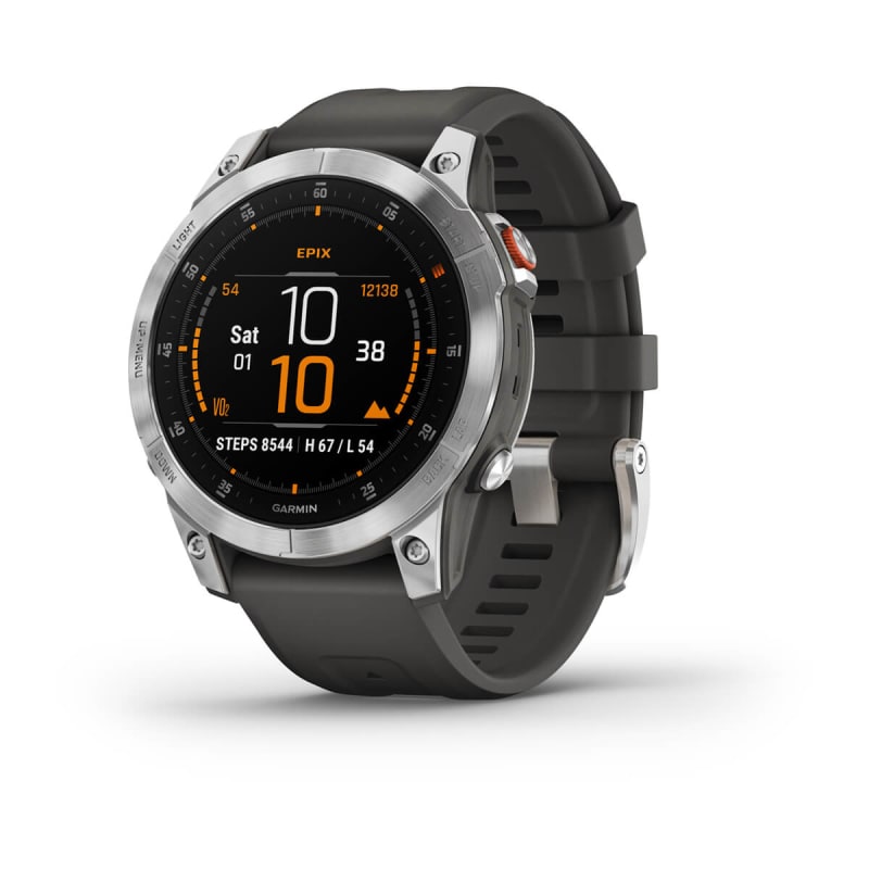 Garmin Epix Gen.2 Sapphire Titane Silver avec bracelet blanc