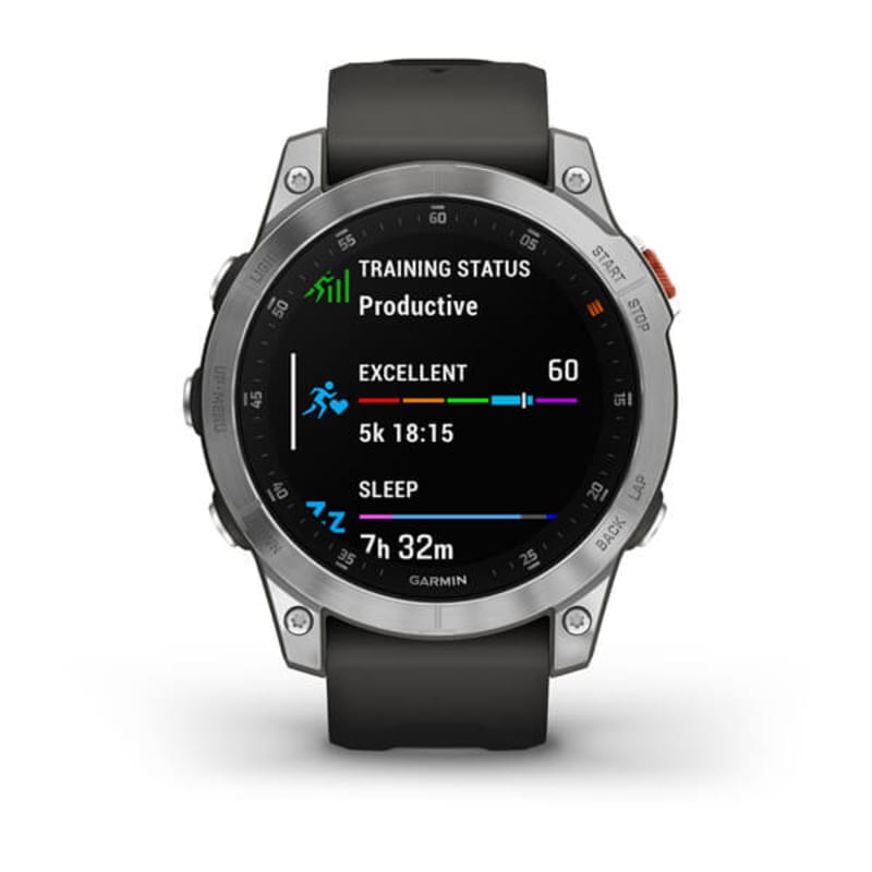 GARMIN Epix (Gen 2) Sapphire Mixte Titane, Black DLC avec bracelet noir