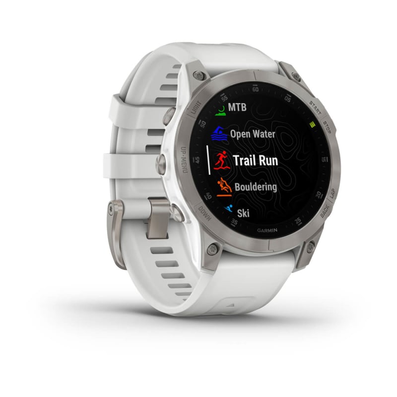  Garmin epix Gen 2, reloj inteligente activo de alta calidad,  características de salud y bienestar, pantalla AMOLED con pantalla táctil,  reloj de aventura con características avanzadas, titanio negro : Electrónica