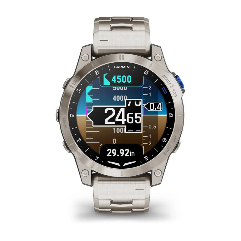 Montre GPS Garmin D2 Mach 1 - cuir