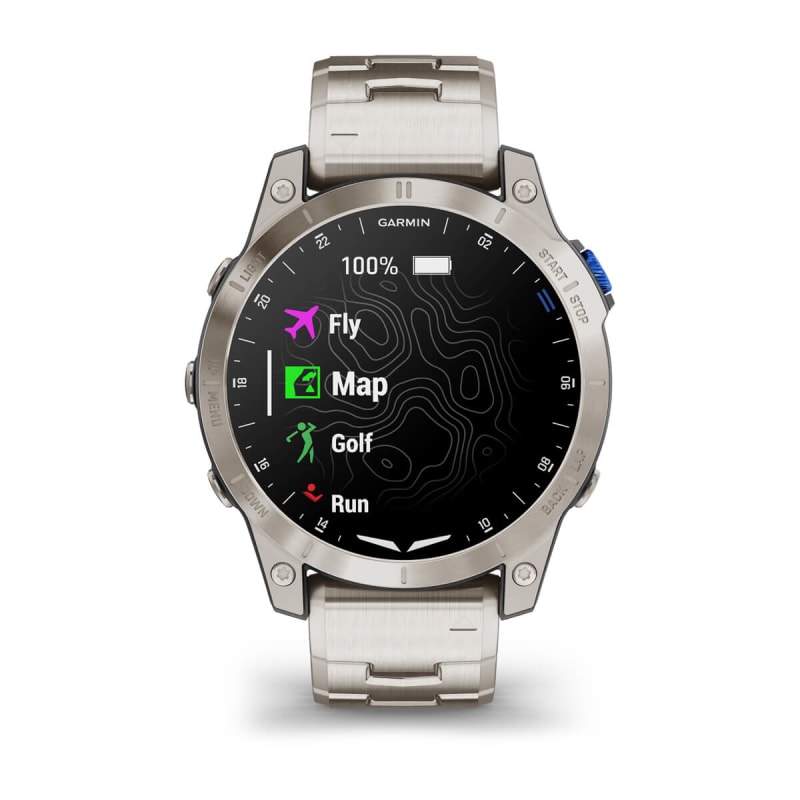 Garmin flight watch top