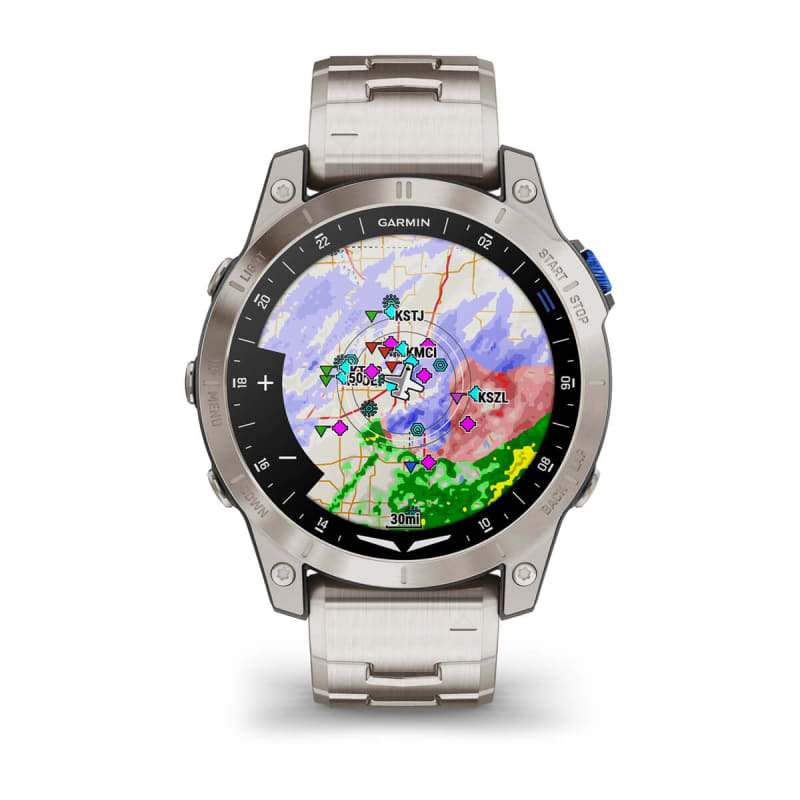 Garmin pilot watch top