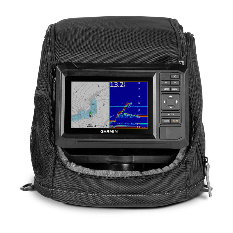 Garmin ECHOMAP UHD2 Keyed 53cv Ice Fishing Bundle with Transducer