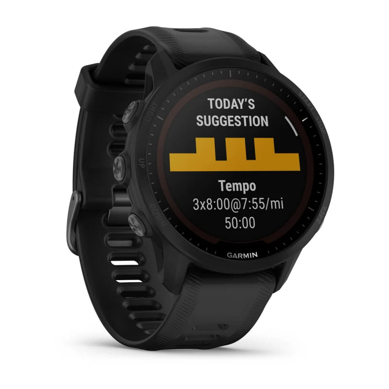 Garmin 010-02638-00 Forerunner® 955 - Reloj inteligente para correr con GPS  con capacidad de carga solar, adaptado a triatletas, batería de larga