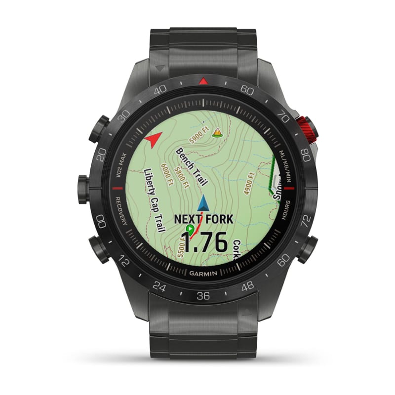 Garmin MARQ Athlete, reloj de herramientas de lujo para hombre, fabricado  con materiales de primera calidad para atletas, muestra tiempo de