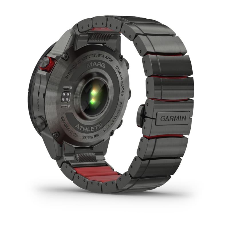 Garmin MARQ Athlete, reloj de herramientas de lujo para hombre, fabricado  con materiales de primera calidad para atletas, muestra tiempo de