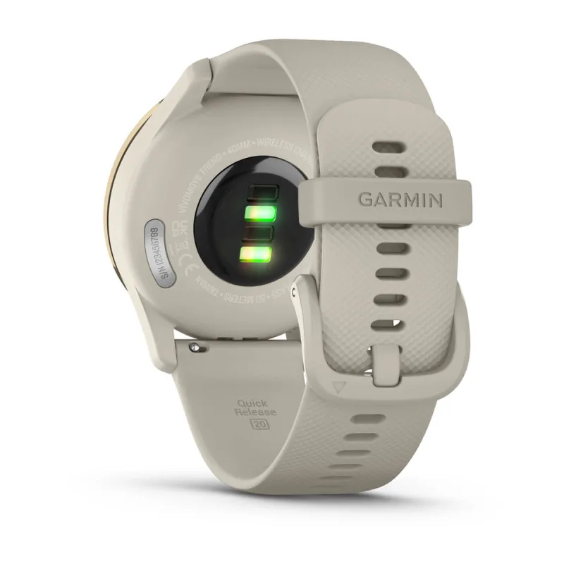 Garmin vívomove Trend, Stylish Hybrid Smartwatch, Long-Lasting Battery  Life, Dynamic Watch Hands and Touchscreen Display, Ivory