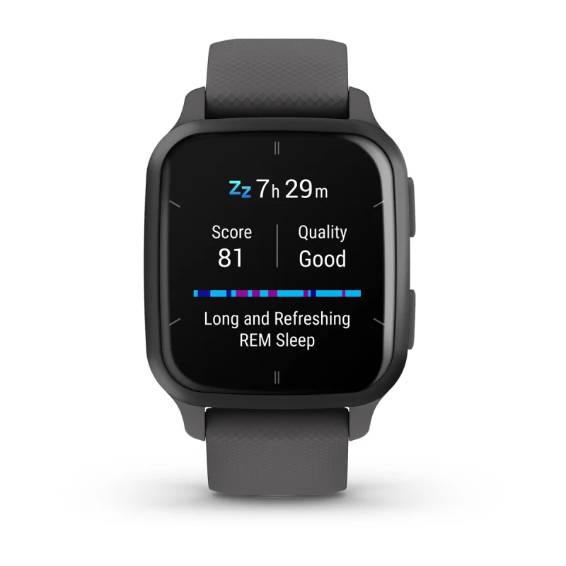  Garmin Venu® Sq 2 GPS Smartwatch, All-Day Health Monitoring,  Long-Lasting Battery Life, AMOLED Display, Slate and Shadow Gray :  Electronics