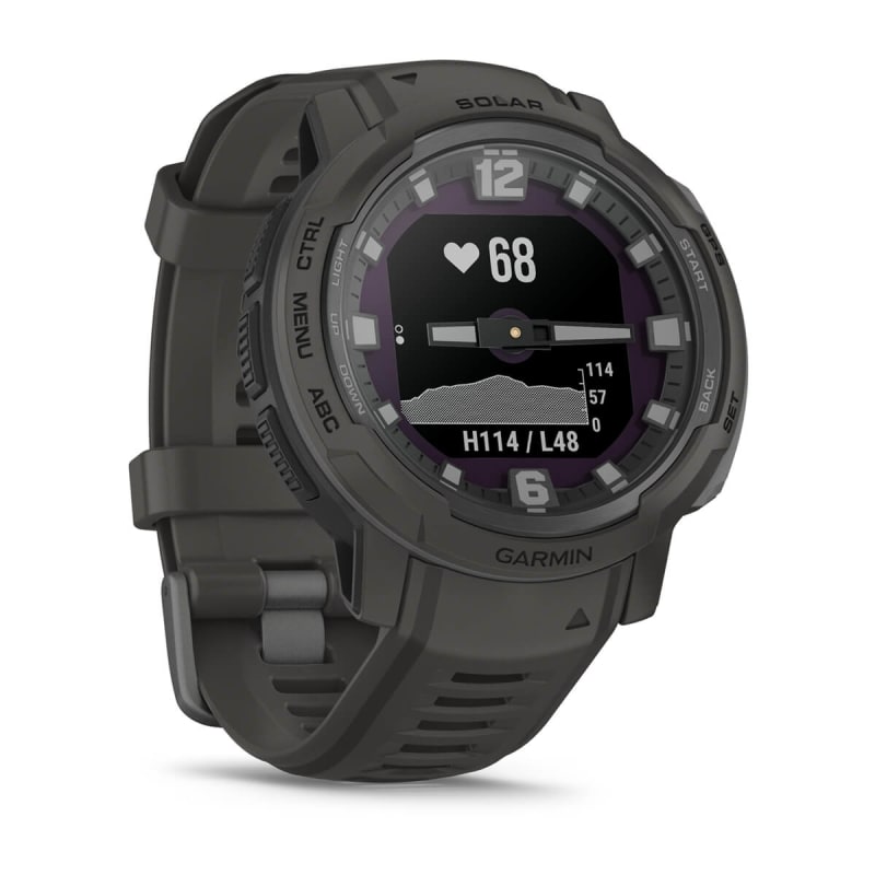 Garmin Instinct Crossover Solar Rugged Hybrid Smartwatch