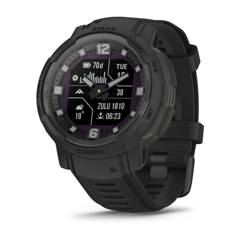 Garmin Instinct Crossover Solar - Tactical Edition Black