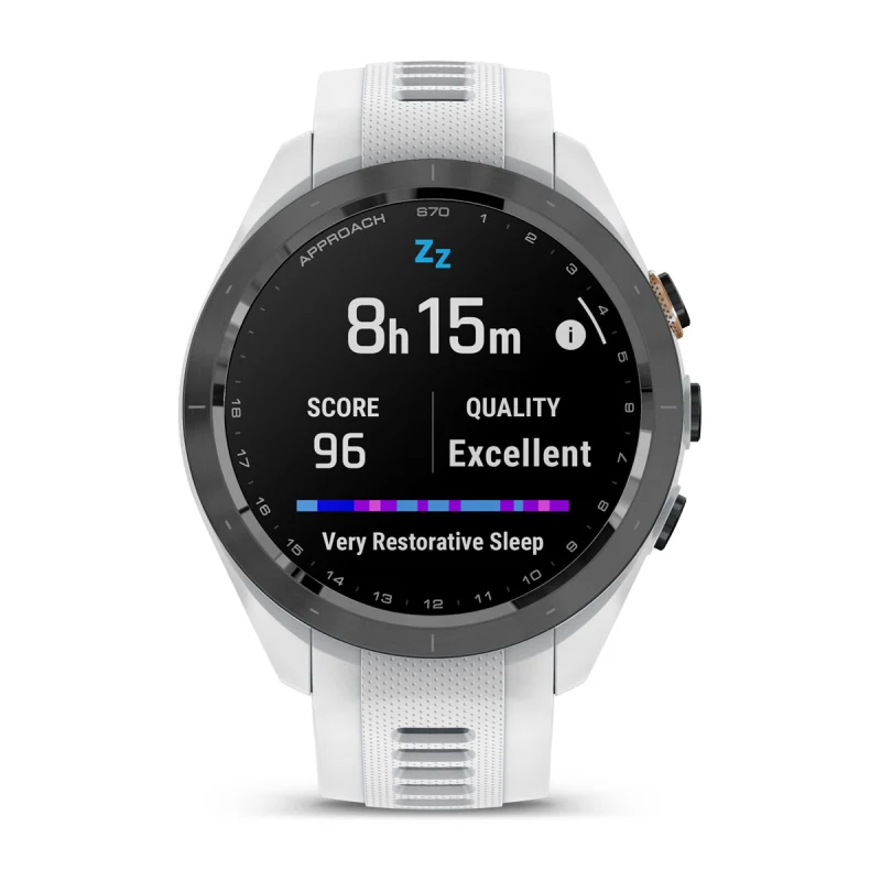 Garmin Approach S70 GPS Smartwatch 47mm Ceramic Black Ceramic Bezel with  Black Silicone Band 010-02746-02 - Best Buy