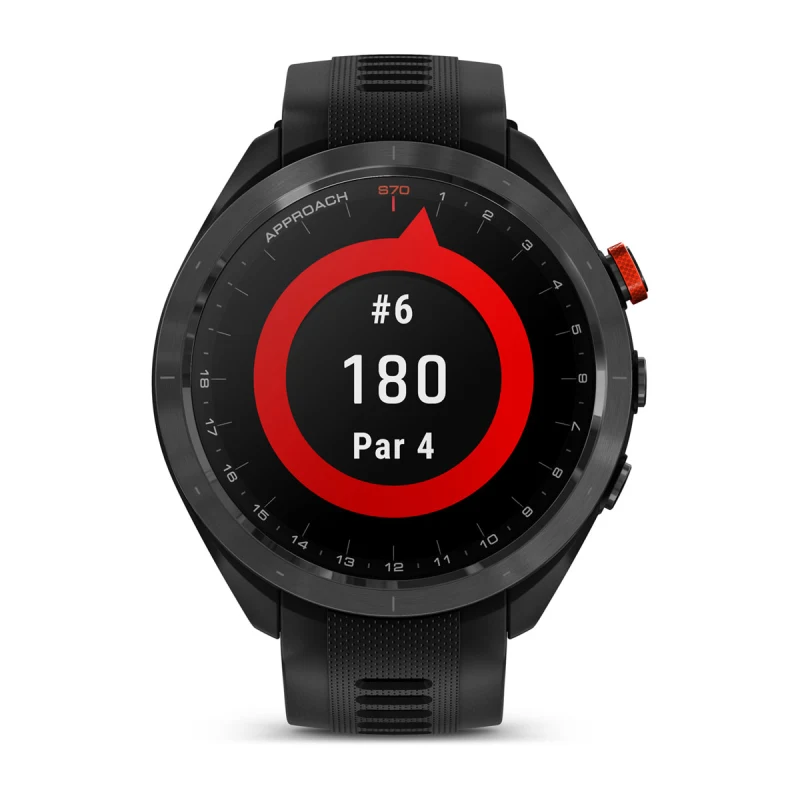 Garmin Approach S70 GPS Smartwatch 47mm Ceramic Black Ceramic Bezel with  Black Silicone Band 010-02746-02 - Best Buy