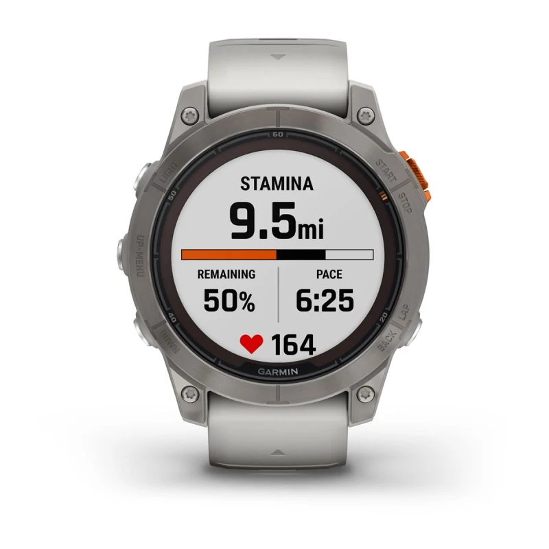 Garmin fēnix® 7 Pro Sapphire Solar GPS Multisport Smartwatch, Fog