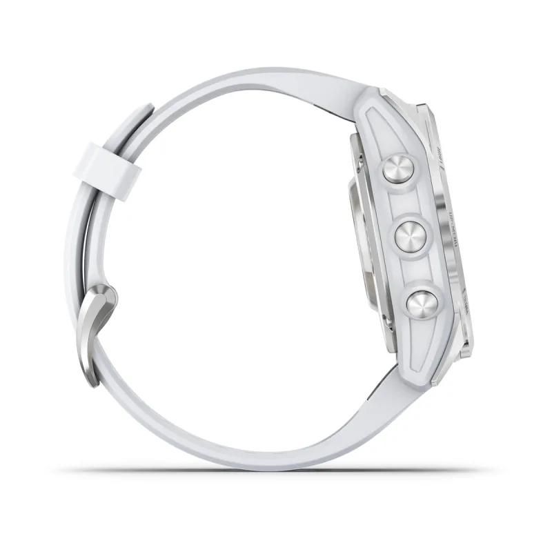 GARMIN Epix Pro Saph 51mm Silver avec bracelet blanc