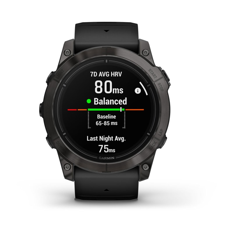 Garmin fenix 6 Plata negro con correa negra