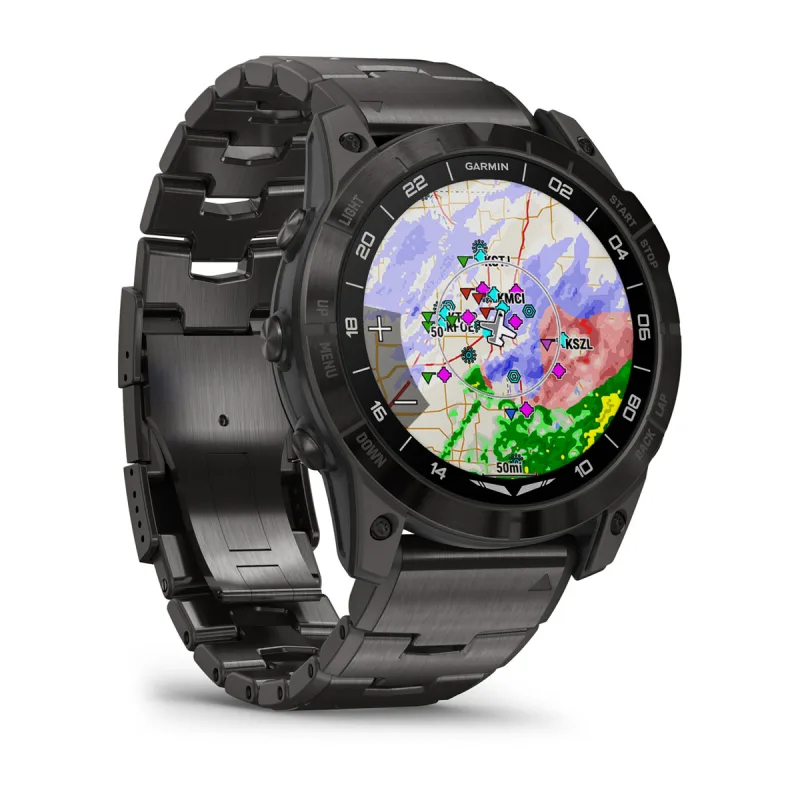 Garmin D2 Mach 1 Pro Aviator Smartwatch Pilot Watch