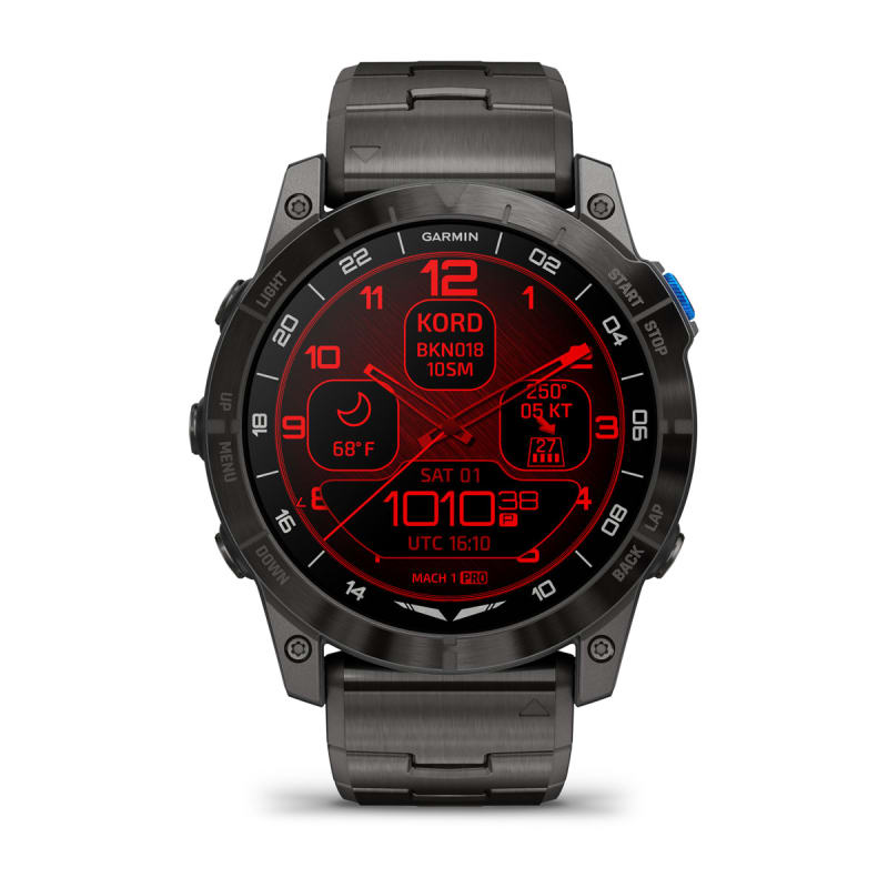 Garmin D2 Mach 1 Pro Aviator Smartwatch Pilot Watch