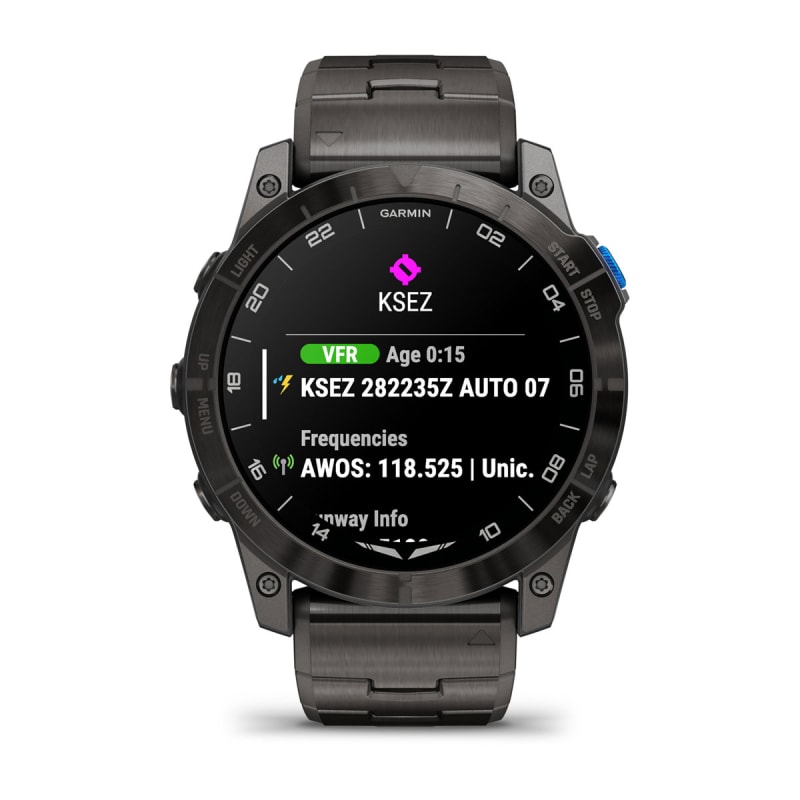 Garmin D2 Mach 1 Pro Aviator Smartwatch Pilot Watch